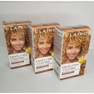 3 Pack Clairol Textures & Tones Permanent Hair Color Dye 6G Fade Resistant